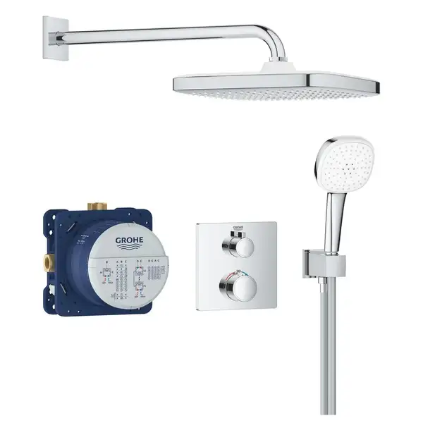 Grohe Grohtherm Душова система, прихований монтаж, хром (34871000)