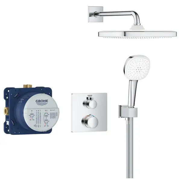 Grohe Grohtherm Душова система, прихований монтаж, хром (34871000)