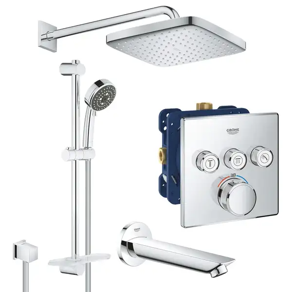Душова система на 3 споживача прихованого монтажу Grohe SmartControl UA202801C3