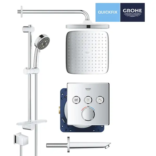 Душова система на 3 споживача прихованого монтажу Grohe SmartControl UA202801C3