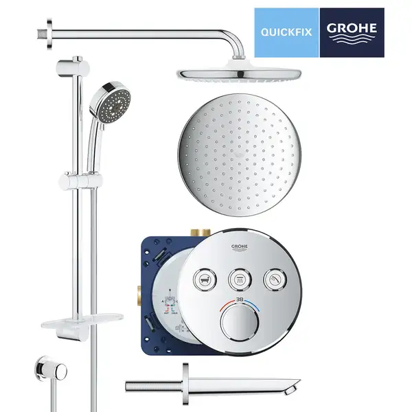 Grohe SmartControl Душова система 3в1, хром (UA202801R3)