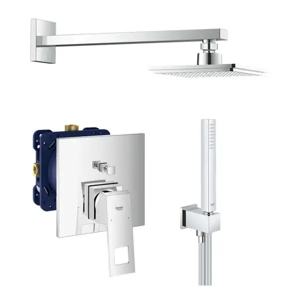 Душова система прихованого монтажу Grohe Eurocube, хром (UA2406200A)