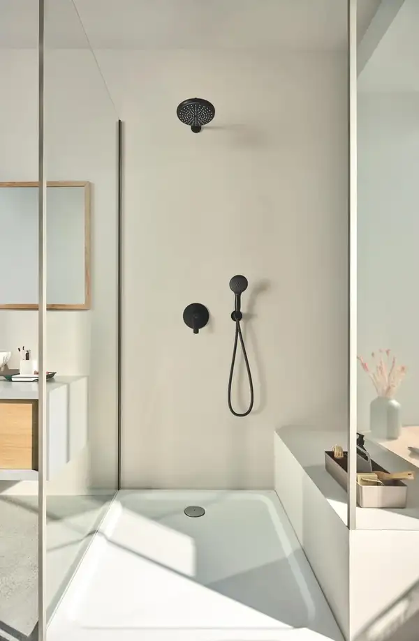 Grohe Eurosmart Tempesta 250 Душевая система, черный матовый (UA26415SC8)