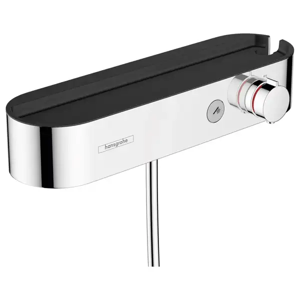Душова система з термостатом Hansgrohe Pulsify Showerpipe 260 2jet EcoSmart із ShowerTablet Select 400 (колір - хром) 24241000