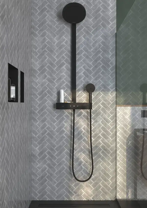 Hansgrohe Pulsify Showerpipe 260, черный матовый (24241670)