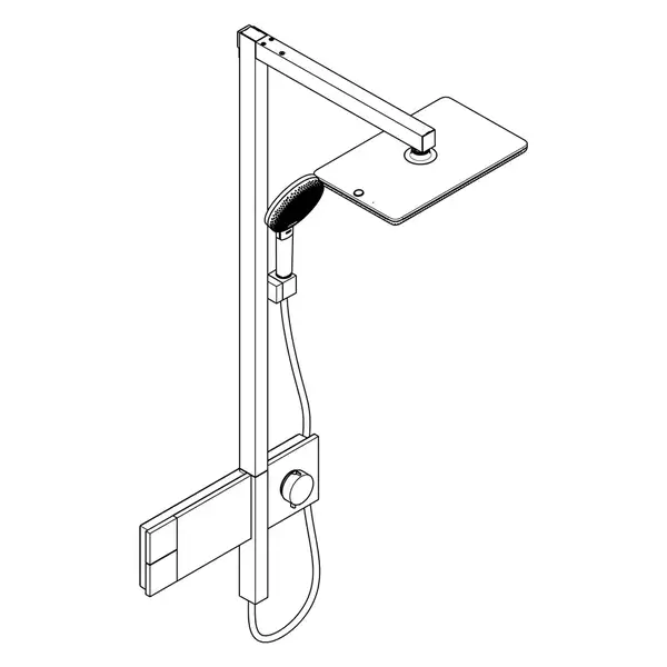 Hansgrohe Raindance Alive Q Душевая система, хром (24581000)
