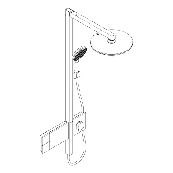 Hansgrohe Raindance Alive S 300 Душевая система, хром (24583000)