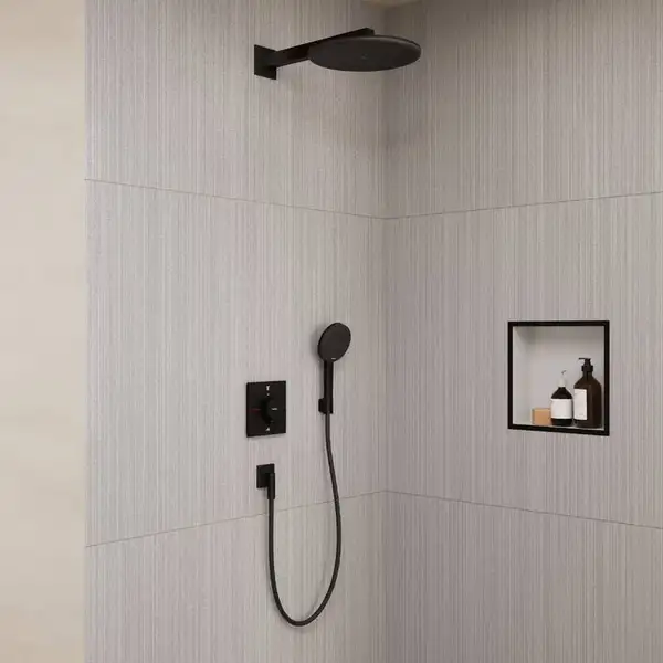 Hansgrohe Raindance Alive S 300 Душевая система, черный мат (24630670)
