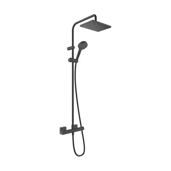 Hansgrohe Vernis Shape Душова система, чорний матовий (26097670)