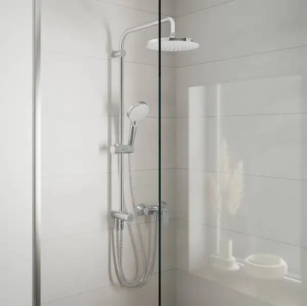 Hansgrohe Vernis Blend Душова система, чорний матовий (26272670)