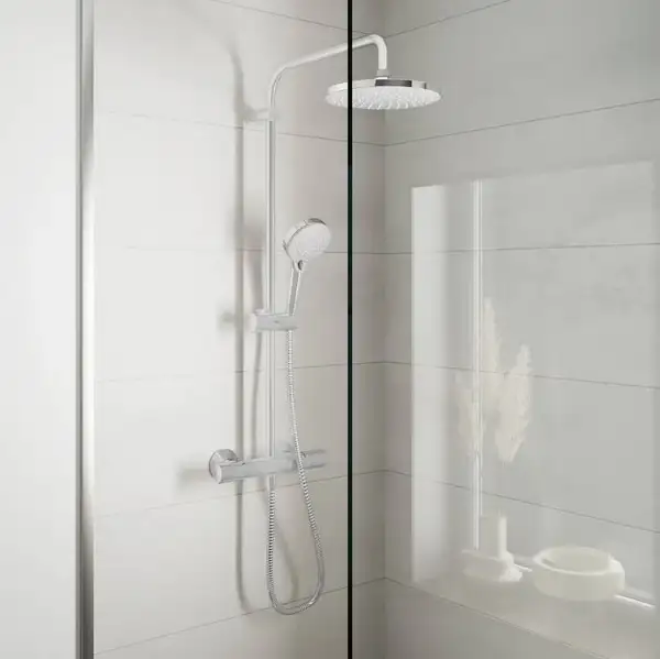 Hansgrohe Vernis Blend Showerpipe 200, чорний матовий (26276670)