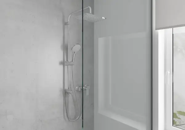 Душевая система без смесителя Hansgrohe Vernis Shape (цвет - хром) (26282000) фото 4 Aquada.com.ua