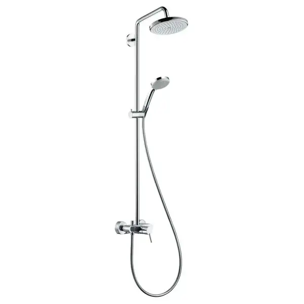 Душова система Hansgrohe Cromar 220 1jet Showerpipe зі змішувачем, хром (27222000)