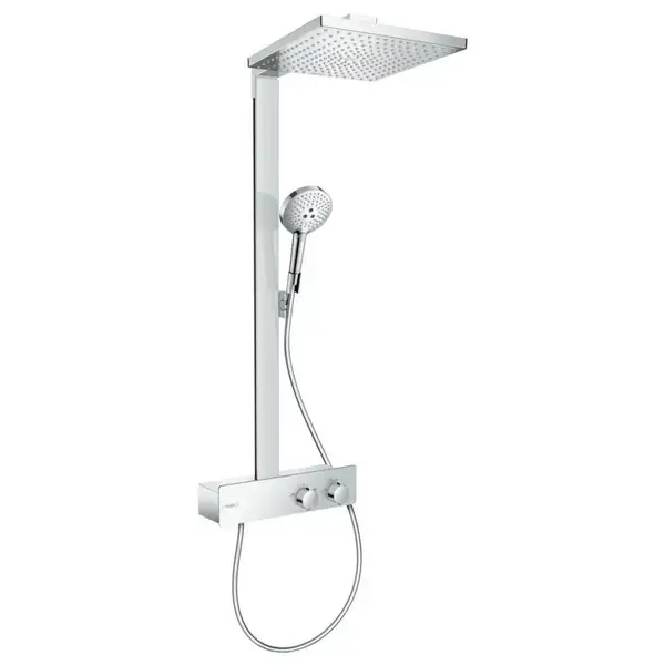 Душова система Hansgrohe Raindance E Showerpipe 300 1jet з термостатом EcoSmart 9 л / хв, хром (27362000)