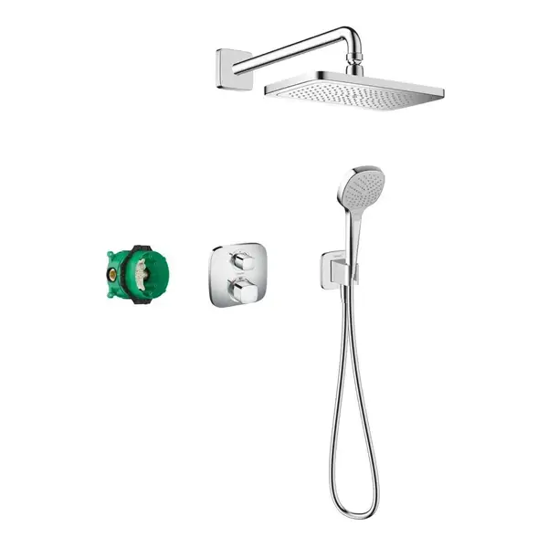 Hansgrohe Croma E 280 1jet Ecostat E, душевая система, хром (27953000)