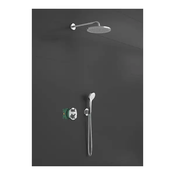 Душова система Hansgrohe Croma E 280 1jet Ecostat S 7 в 1, хром (27954000)