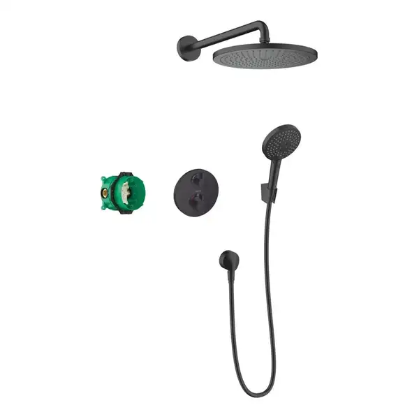Hansgrohe Croma S 280 Душевая система, черный матовый (27961670)