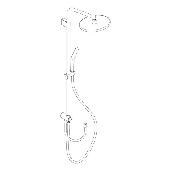Hansgrohe Activera S 240 Душевая система, хром (28074000)
