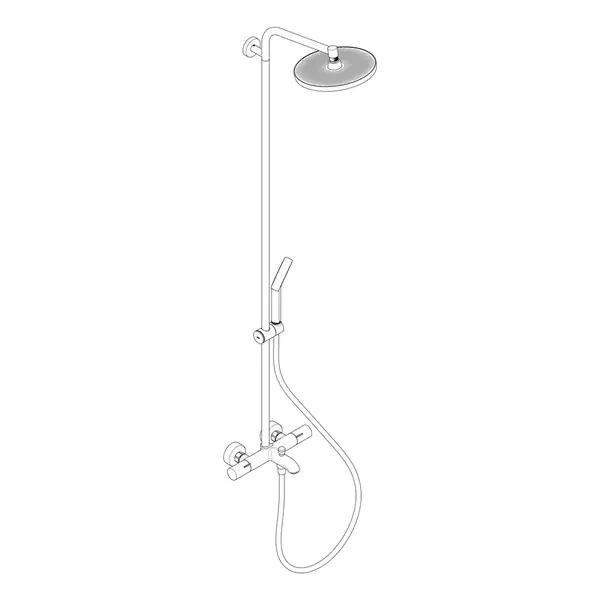 Hansgrohe Activera S 240 Душевая система, хром (28871000)