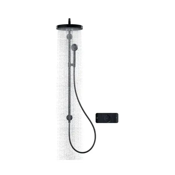 HANSGROHE AXOR One Showerpipe 280 1jet, Matt Black (48790670)