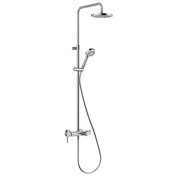 Logo Dual Shower System з змішувачем 6808305-00 верхній душ+ручний душ, хром Kludi НІМЕЧЧИНА