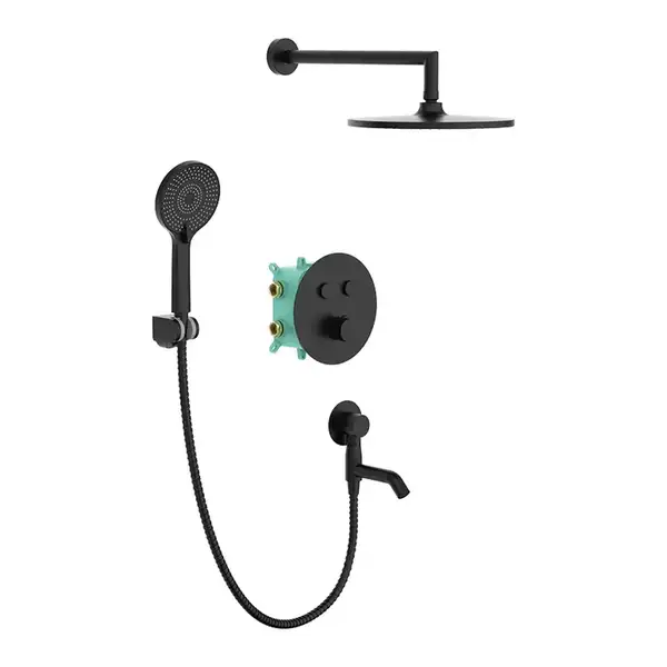 KOER KB-67012-05 Душова система, чорна (KR4729)