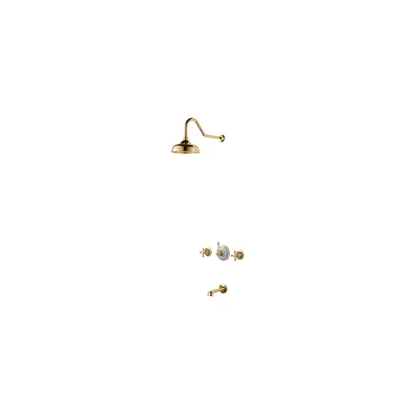 Kraus KEF-16054 Душова система, золотий (KEF-16054G)