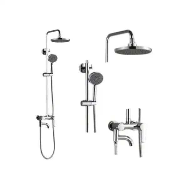 Душевой гарнитур REA LOFT хром с изливом (REA-P0223)