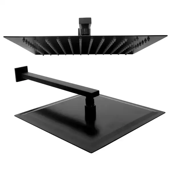 Душевой гарнитур скрытого монтажа REA SOHO BLACK черный матовый (REA-P5632)