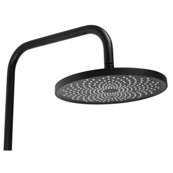 Душевой гарнитур REA MAX BLACK с изливом (REA-P6615)