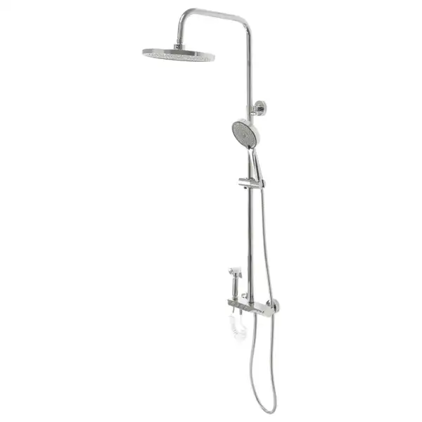 Душевой гарнитур REA MAX CHROME с изливом (REA-P6616)