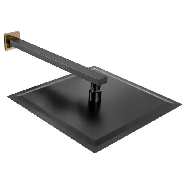 Душевой гарнитур скрытого монтажа REA SOHO BLACK AND GOLD (REA-P6950)