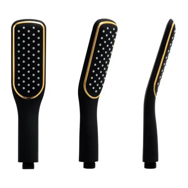 Душевой гарнитур Yoka ROXY GOLD BLACK MATT золотой с изливом (BP.ROXY)