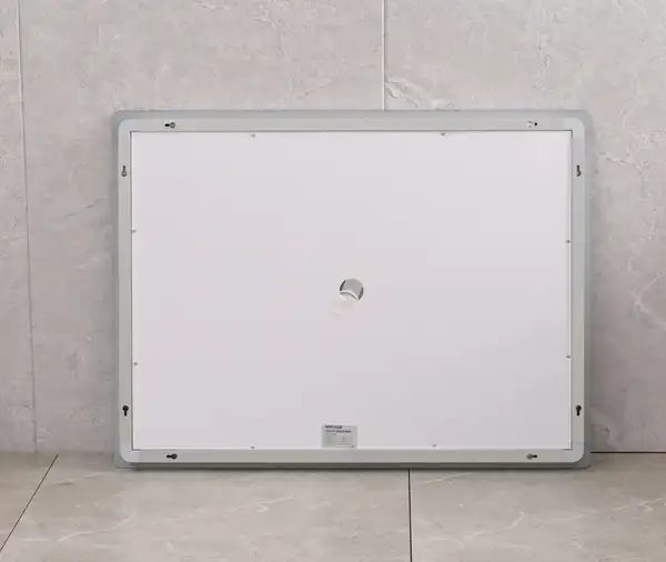 Дзеркало Mixxus STYLE MR03-90x70 з Led Touch, Anti-fog, димером, регулятором яскравості, годинником (MI6007)