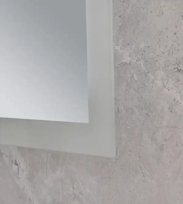 Дзеркало Mixxus FLAT MR04-80x60 з Led Touch, Anti-fog, димером, регулятором яскравості, годинником (MI6928)
