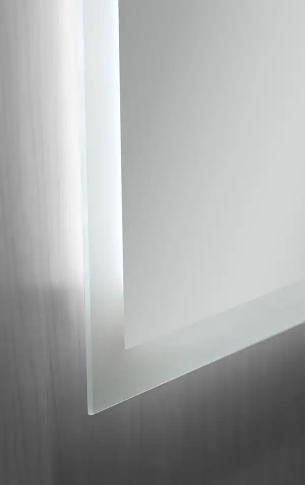 Дзеркало Mixxus FLAT MR04-80x60 з Led Touch, Anti-fog, димером, регулятором яскравості, годинником (MI6928)