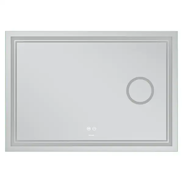 Дзеркало Mixxus Premium QUADRO MR20-100x70 з Led Touch, Anti-fog, димером, регулятором яскравості, (MP6622)