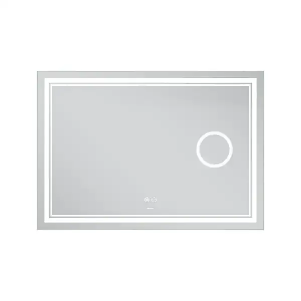 Дзеркало Mixxus Premium QUADRO MR20-100x70 з Led Touch, Anti-fog, димером, регулятором яскравості, (MP6622)