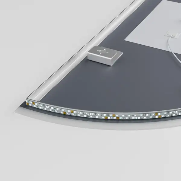 Дзеркало Mixxus Premium TOPPER MS03-60x120 з Led Touch, Anti-fog, димером (3-6,5kK) (MP6635)