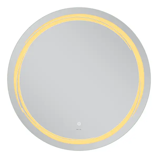 Дзеркало Mixxus Premium WAVE MC04-90 з Led Touch, Anti-fog, димером (3-6,5kK) (MP6637)