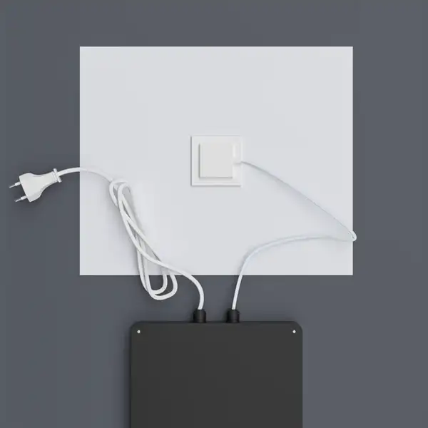 Дзеркало Mixxus Premium BEVEL MA02-90x65-Reverse з Led Touch, Anti-fog, димером (3-6,5kK) (MP6641)