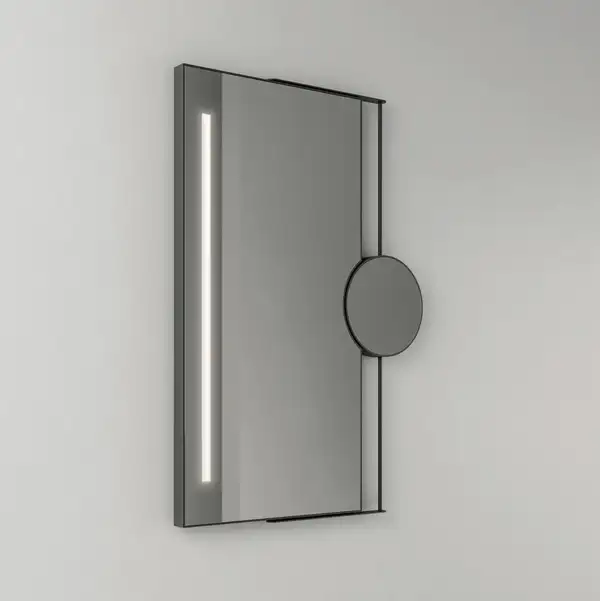 Nic-Design Дзеркало Nic Design Ray 70 см, з LED підсвічуванням, brushed bronze (012853065)