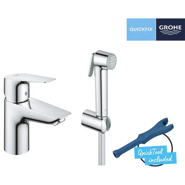 Grohe StartEdge Змішувач для раковини з біде, хром (23773001)