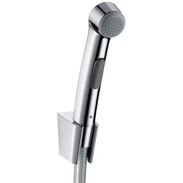 Гігієнічний душ + тримач до стіни Hansgrohe, хром (96907000)