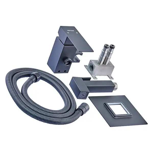 Mixxus KUB-333 Змішувач для гігієнічного душу, чорний (MI6040)