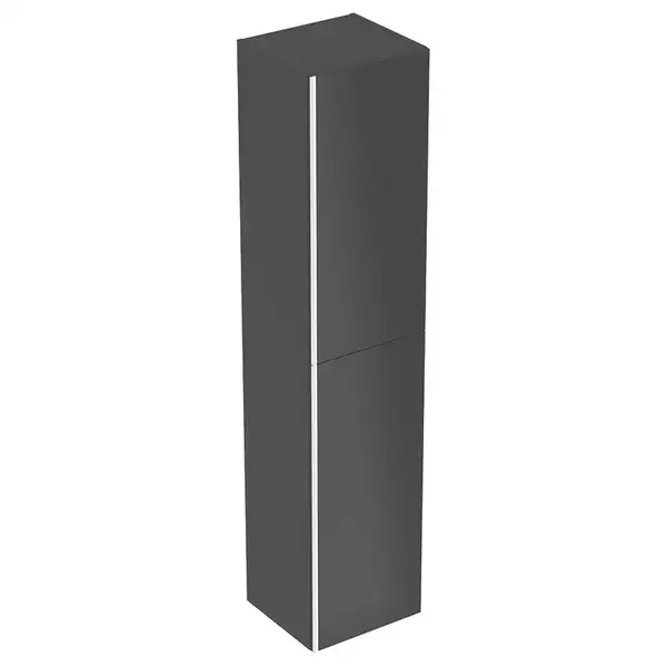 Зовнішня інсталяція для унітазу для підлоги 101 см Geberit Monolith Plus (фронтальна панель - скло пісочно-сіре / бічна панель - алюміній)  131.201.JL.7