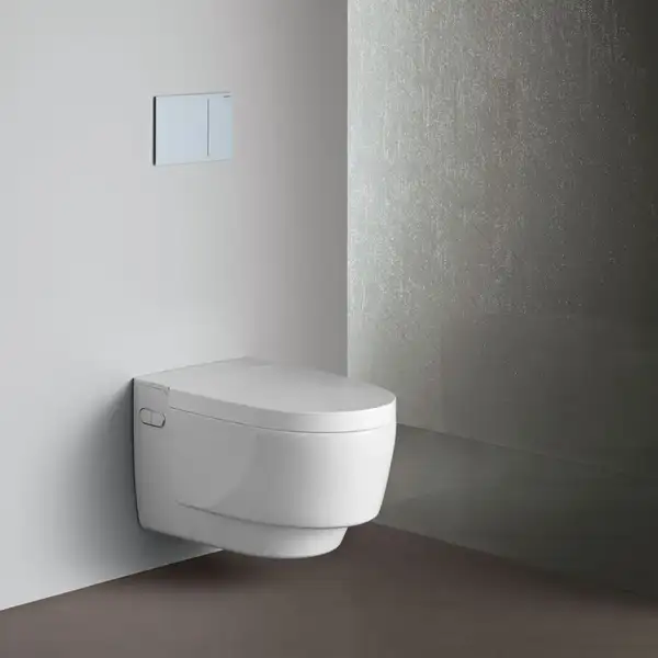Зовнішня інсталяція для унітазу для підлоги 114 см Geberit Monolith Plus (фронтальна панель - кераміка під бетон / бічна панель - алюміній)  131.233.JV.7