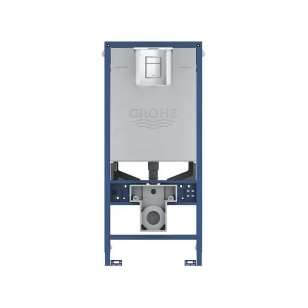 Інсталяція для унітазу Grohe Rapid SLX із звукоізоляційною прокладкою та кнопкою змиву Skate Cosmopolitan S (39603000)