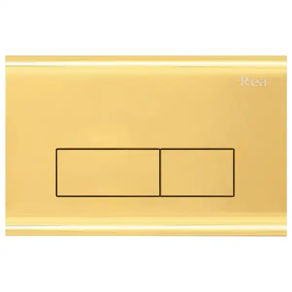Інсталяція REA із золотою кнопкою H LIGHT GOLD (REA-E9863)