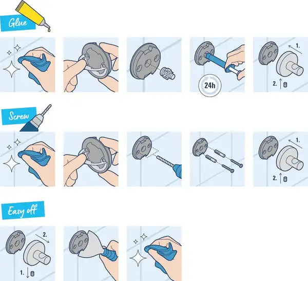 Йоршик підвісний Grohe QuickFix Start Cube, хром  40977000